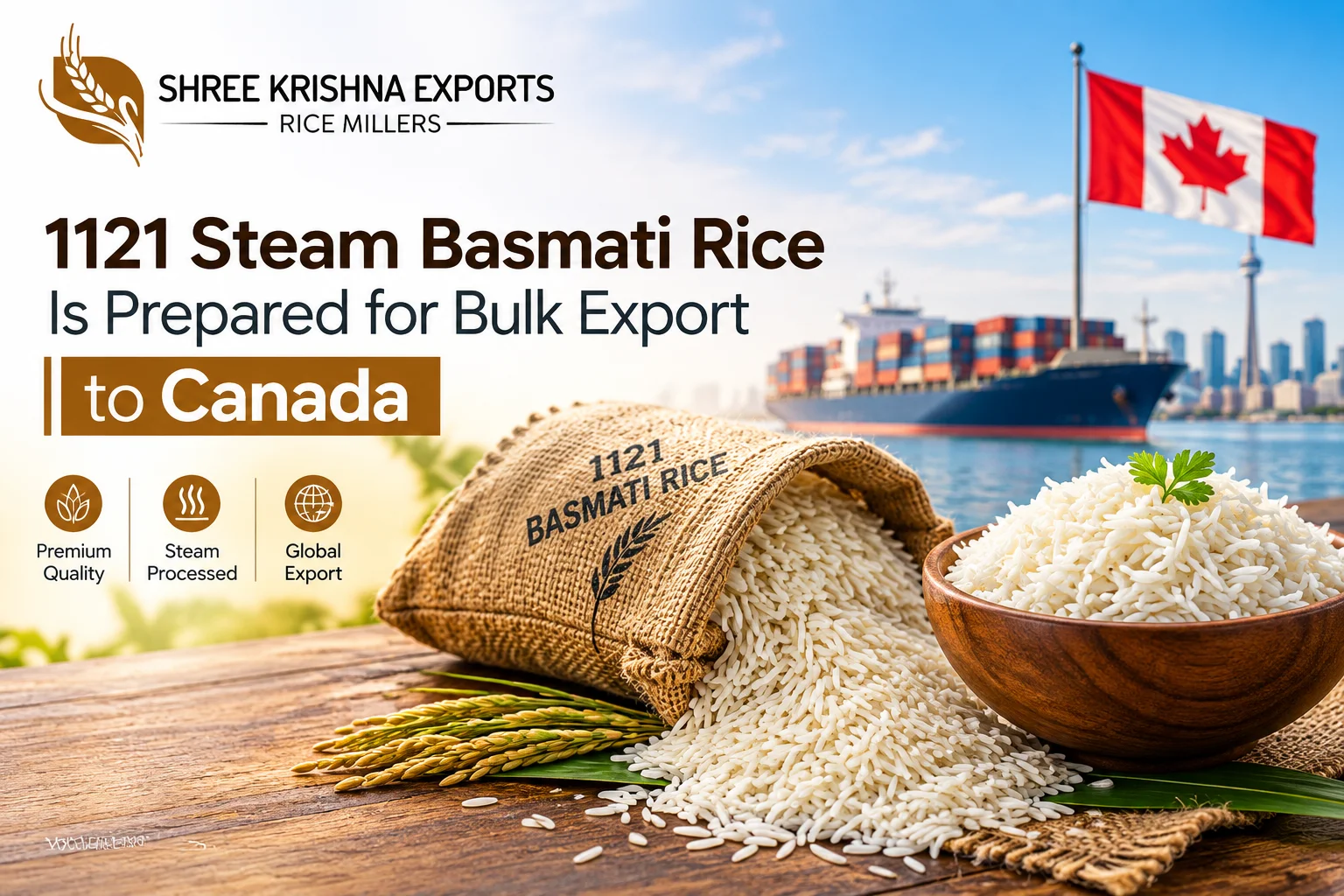 1121 steam basmati rice